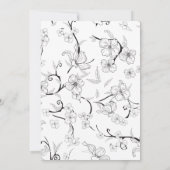 不気味な花の模様7 サンキューカード (裏面)