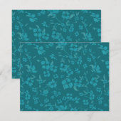 不気味な花パターン2 ノートカード (正面/裏面)