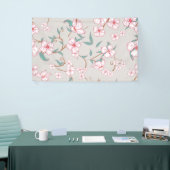 不気味な花パターン6 横断幕 (トレードショー)