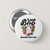 不気味な花嫁 フローラル ゴースト ウェディング ブライズメイド ハロウィン 缶バッジ (正面&裏面)