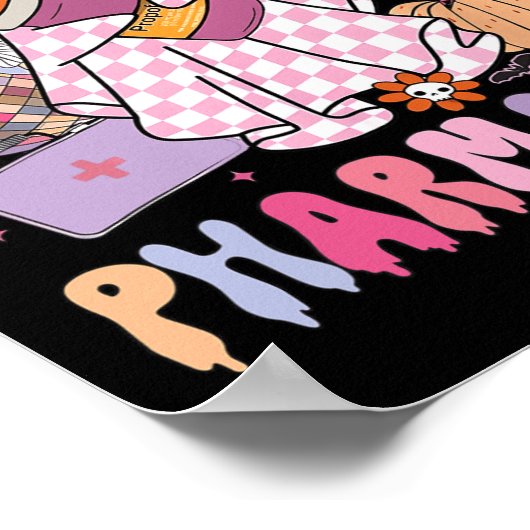 不気味な薬剤師薬局ウィーク不気味幽霊 ポスター (角)