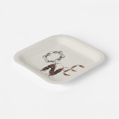 不気味な虫のバグ最初の誕生日 ペーパープレート (傾斜あり)