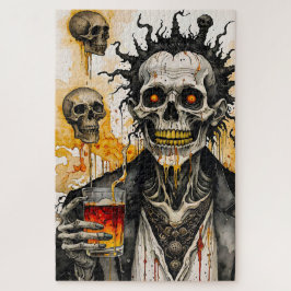 不気味な血スケルトン ジグソーパズル