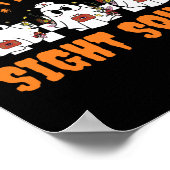 不気味な視覚分隊幽霊ハロウィーン検眼法 ポスター (角)