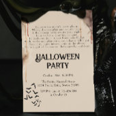 不気味な詩のクリープハロウィンパーティー 招待状