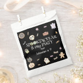 不気味な誕生日の子供のパーティー フェイバーバッグ (クリップ留めされた状態)