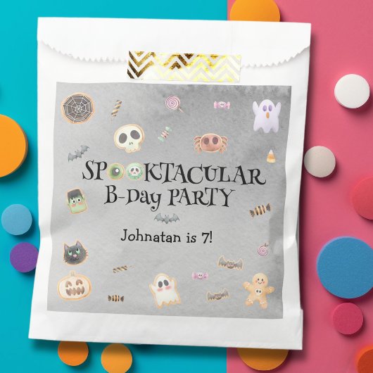 不気味な誕生日の子供のパーティー フェイバーバッグ