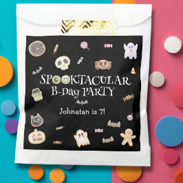 不気味な誕生日の子供のパーティー フェイバーバッグ