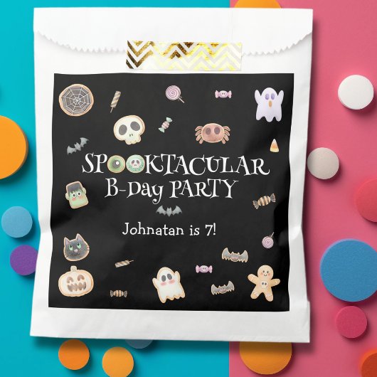 不気味な誕生日の子供のパーティー フェイバーバッグ