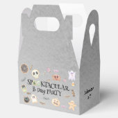 不気味な誕生日の子供のパーティー フェイバーボックス (オープン)