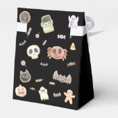 不気味な誕生日の子供のパーティー フェイバーボックス (裏面サイド)