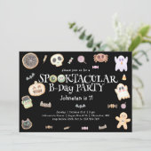 不気味な誕生日の子供のパーティー 招待状 (スタンド正面)