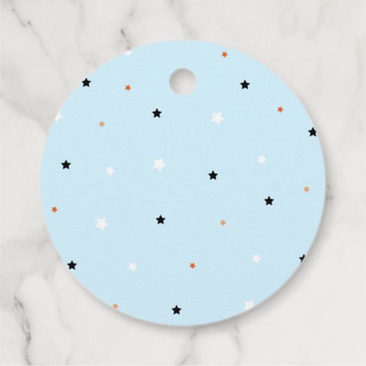 不気味な誕生日を手に入れようハロウィンブルー フェイバータグ (裏面)