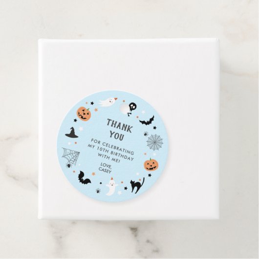 不気味な誕生日を手に入れようハロウィンブルー フェイバータグ (インサイチュ)