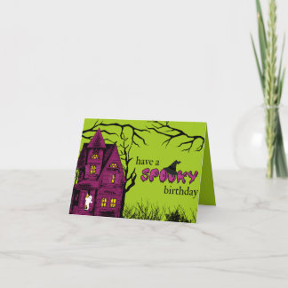 不気味な誕生日を！ カード