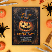 不気味な誕生日パーティー ハロウィン 招待状