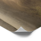 不気味な金髪の子完全に死んでいなどもビクトリアンのポートレート ポスター (角)