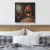 不気味な隔離 キャンバスプリント (インサイチュ (寝室))