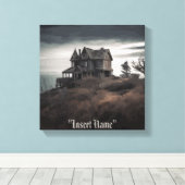 不気味な隔離 キャンバスプリント (インサイチュ (ウッドフロア))