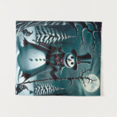 不気味な雪だるま タペストリー (正面(横))