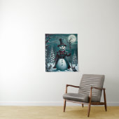 不気味な雪だるま タペストリー (インサイチュ)