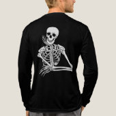 不気味な雰囲気のハロウィンTシャツ メンズ トライブレンドTシャツ (背面)