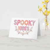 不気味な雰囲気 カード (黄色い花)