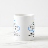 不気味な雲を見るマグカップ コーヒーマグカップ (中央)