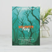 不気味な霧の森ハローウィンパーティ 招待状 (スタンド正面)