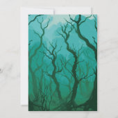 不気味な霧の森ハローウィンパーティ 招待状 (裏面)