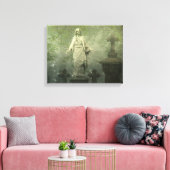 不気味な霧 キャンバスプリント (インサイチュ (リビング))