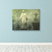 不気味な霧 キャンバスプリント (インサイチュ (ウッドフロア))