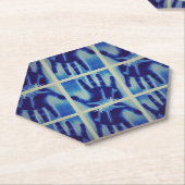 不気味な青い手 ペーパーコースター (アングル)