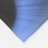 不気味な青い目の毛布 フリースブランケット (角)