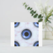 不気味な青い目 ポストカード (スタンド正面)