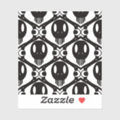 不気味な顔たち シール (シート)