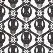 不気味な顔たち シール (正面)