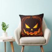 不気味な顔を持つハロウィンジャック – O' – ランタン クッション (椅子)