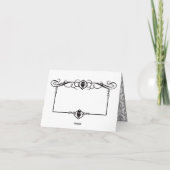 不気味な顔 カード (裏面)