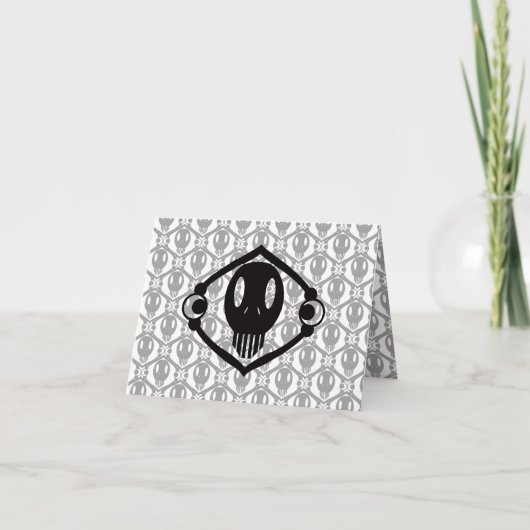 不気味な顔 カード (正面)
