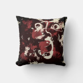 不気味な顔 クッション (正面)