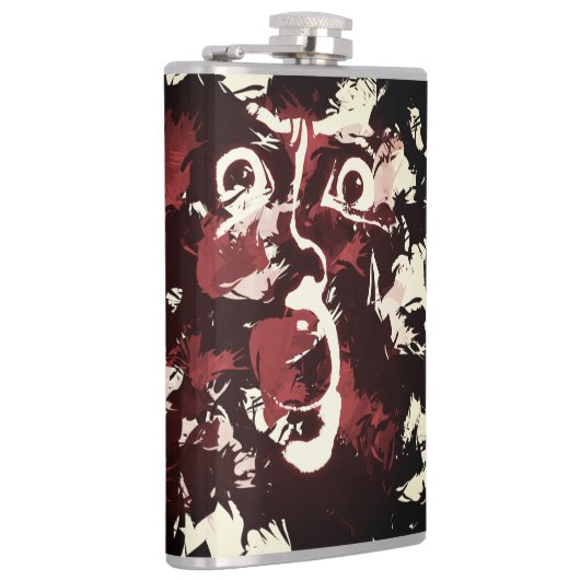 不気味な顔 フラスク (右)