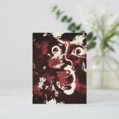 不気味な顔 ポストカード (スタンド正面)