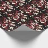 不気味な顔 ラッピングペーパー (角)