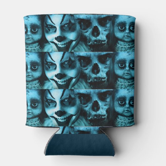 不気味な顔 缶クーラー (裏面)