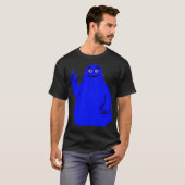 不気味な顔 Tシャツ (正面フル)