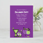 不気味な飲み物ハローウィンパーティ 招待状 (スタンド正面)