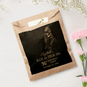 不気味な髪のスカルRIP to Her 20s Birthday Party フェイバーバッグ (封をした状態)