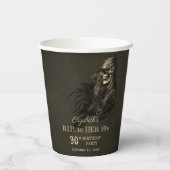 不気味な髪のスカルRIP to Her 20s Birthday Party 紙コップ (裏面)