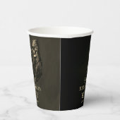 不気味な髪のスカルRIP to Her 20s Birthday Party 紙コップ (右)